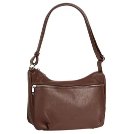 Samantha look Schultertasche braun