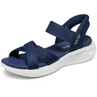 SKECHERS Damen Ultra Flex 3.0-Never Netter Hands Free Slip-ins Sandale, Navy, 38 EU