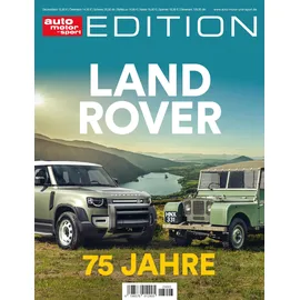 Motorbuch Verlag auto motor und sport Edition - 75 Jahre Landrover