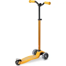 Micro Maxi Pro LED gelb - 3-Rad Scooter mit LED Rädern - Gelb