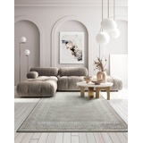 merinos Teppich »Creation 50052«, rechteckig, elegant, glänzend, Kurzflor, Indoor, pflegeleicht, robust, grau
