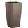 LECHUZA Cubico 40 Komplettset 40 x 40 x 75 cm taupe hochglanz