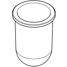 Grohe Ersatzglas für Toilettenbürstengarnitur Weiß (40393000)