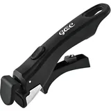 GQC Universal Pfannengriff Abnehmbar, Kompatibel mit Pfannen, Töpfen & Grillpfannen, Anti Verbrühung & Hitzebeständiger Topfgriff für Sicheren Halt, Einfache Montage ohne Werkzeug, Platzsparend