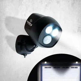 Media Shop Außenleuchte Metall schwarz mit Bewegungsmelder 450 lm