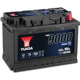 Yuasa YBX9096 AGM Start-Stopp-Plus-Akku, 12 V, 70 Ah, 760 A