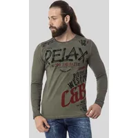 Cipo & Baxx "Sweatshirts", Herren, Gr. XL, grün (khaki),