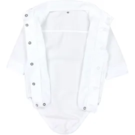 TupTam Langarmbody TUPTAM "Body Jungen Baby Hemd-Body Langarm mit Kragen", Jungen, Gr. 80, N-Gr, weiß (weiß, dunkelblaue fliege), Obermaterial: 50% Baumwolle CO. 50% Polyester PES., Bodys