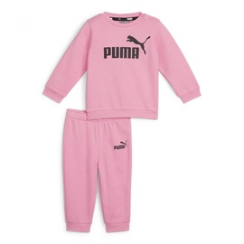 Puma Unisex Kinder Minicats ESS Crew Jogger FL Trainingsanzug, Fast Pink, 92