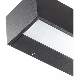 Bega Studio Line Wandleuchte, LED, Aluminium/schwarz