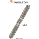 Hamilton Metall Jazzmaster Band-set Edelstahl H695.325.103 - silber