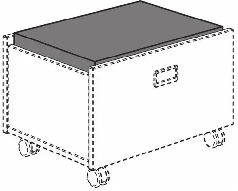 PAIDI Sitzpolster für Rollbox Baumwolle