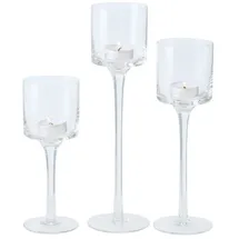 Boltze Windlicht Arosa Glas Transparent
