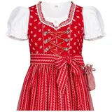 Nübler Kinderdirndl 3-teilig Larissa in Rot von 158