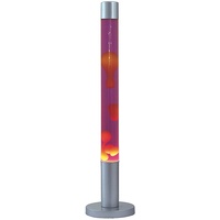 Rabalux 4112, Dovce Lavalampe, Glas, 40 Watt, E14, violett/orange/silber, 18,5 x 18,5 x 76 cm