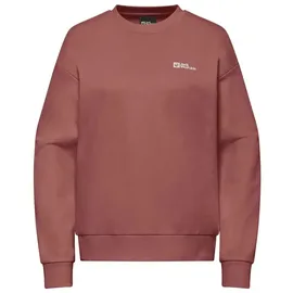 Jack Wolfskin Essential Crewneck Sweatshirt Mineral Red 34