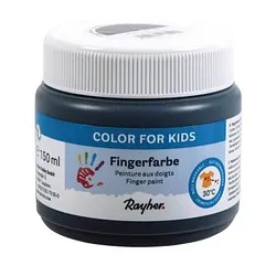 Rayher Fingerfarbe schwarz 150,0 ml