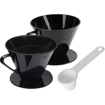 Westmark Kaffee-Set 3tlg. 2 Kaffeefilter Gr. 2 und Gr. 4 + Kaffee-Dosierlöffel