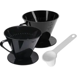 Westmark Kaffee-Set 3tlg. 2 Kaffeefilter Gr. 2 und Gr. 4 + Kaffee-Dosierlöffel