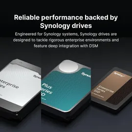 Synology RackStation RS2423+ Leergehäuse Schwarz/Grau
