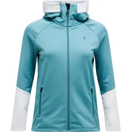 Peak Performance Damen Rider Essentials Hoodie Jacke (Größe L, tuerkis)