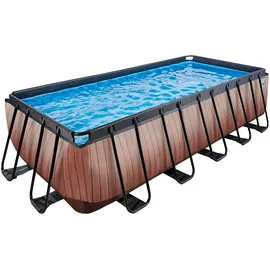 EXIT TOYS Wood Pool 540 x 250 x 122 cm inkl. Filterpumpe