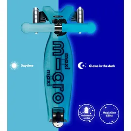 Micro Scooter Maxi Micro Deluxe glow LED blau