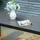 Okwish Gartentisch 190 x 84,5 x 72 cm Schwarz