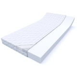 MSS e.K. Revasana Premium 7 Zonen Matratze Wellness Kaltschaum versteppter Bezug - 120 x 200 cm