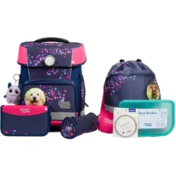 School Mood Champion Maxx Pro Leni (Hund), 7-tlg. Schulranzenset
