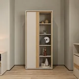 Forte Aktenregal 76,3 x 50,2 x 164,9 cm beige
