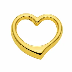 Ketten-Anhänger ADELIA ́S "Damen Goldschmuck 333 Gold Anhänger Swingheart", gold, Schmuckanhänger, Damen, Gelbgold 333, 333 Gold Goldschmuck für Damen
