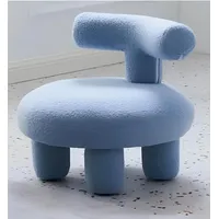 Xlmoebel Kindersessel Moderne Kinderpony-Sitzgelegenheit für Wohn- und Schlafzimmer (Kindersitz), Hergestellt in Europa blau