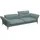 flexlux 3-Sitzer Salino, Funktionssofa, Relaxsofa, Sofa mit Arm- und Kopfteil-Verstellungen, Kaltschaum & Stahl-Wellen blau