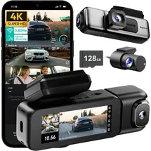 BOTSLAB 4K 3-Kanal Dashcam Auto Vorne Hinten
