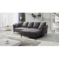 Fun Möbel Ecksofa Schlafsofa Sofa SADIE Stoff Element, Ottomane