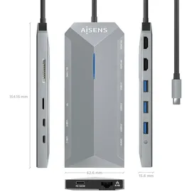 AISENS ASUC-12P005-GR Usb-c-dock - Grey