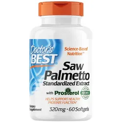 Doctor's Best Saw Palmetto Standardized Extract 320 mg (60 Weichkapseln)