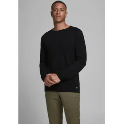 Rundhalspullover »HILL KNIT«, Gr. S, schwarz, , 57659108-S