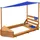 ML-Design Sandkasten mit Dach Boot blau