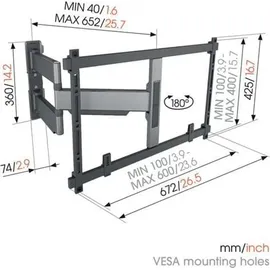 Vogel's Vogels TVM 5645 schwarz