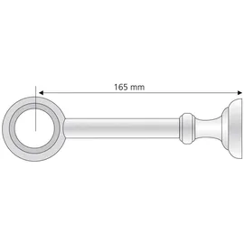 LIEDECO Träger Thüringen Ø 28 mm kirschbaum