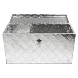 Proregal Alubox Aluminium 25x68x30cm grau abschließbar