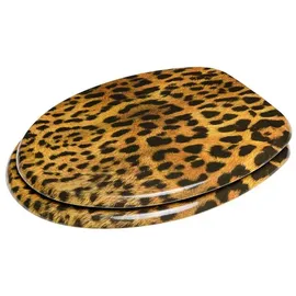 Sanilo WC-Sitz Leopardenfell Braun