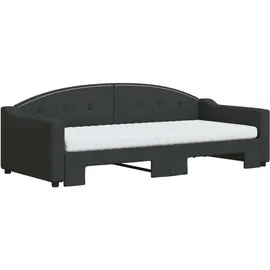 vidaXL Tagesbett 90 x 200 cm Schwarz
