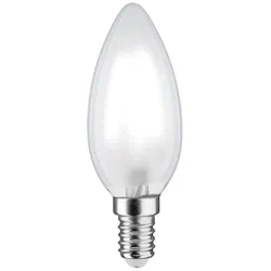 Paulmann LED Fil Kerze dimmbar, 5W = 37W, 470 lm, E14, matt Tageslichtweiß (6500 K)