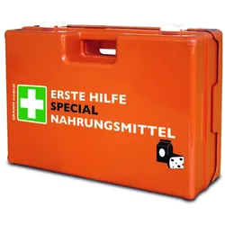 Verbandkoffer SPECIAL Nahrungsmittel mit DIN 13157:2021-11 + Zusatzausstattung