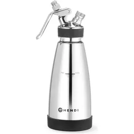 HENDI Thermo-Sahnespender 0,5L ⌀95x(H)275mm Silber