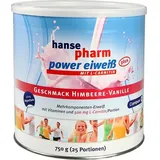 Hansepharm Power Eiweiß plus Himbeere-Vanille Pulver 750 g