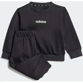 adidas Kinder Trainingsanzug LIN JOG JC9745 74 - Black/White - 74